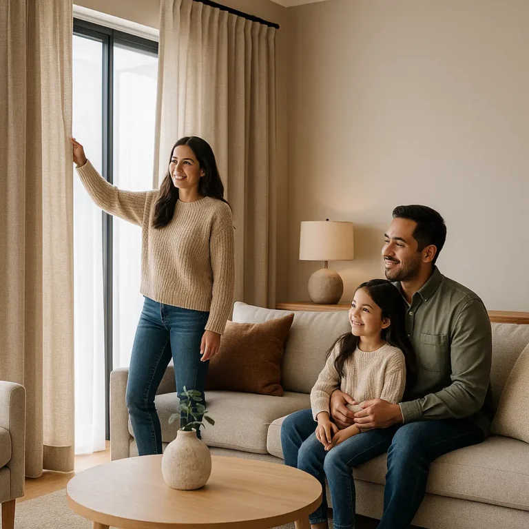 Cortinas en Naucalpan de Juárez Boulevares sala con luz natural | Interambientes