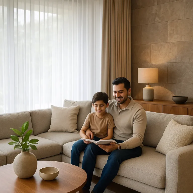 cortinas en Chiluca, Atizapán de Zaragoza vista sala luminosa | Interambientes