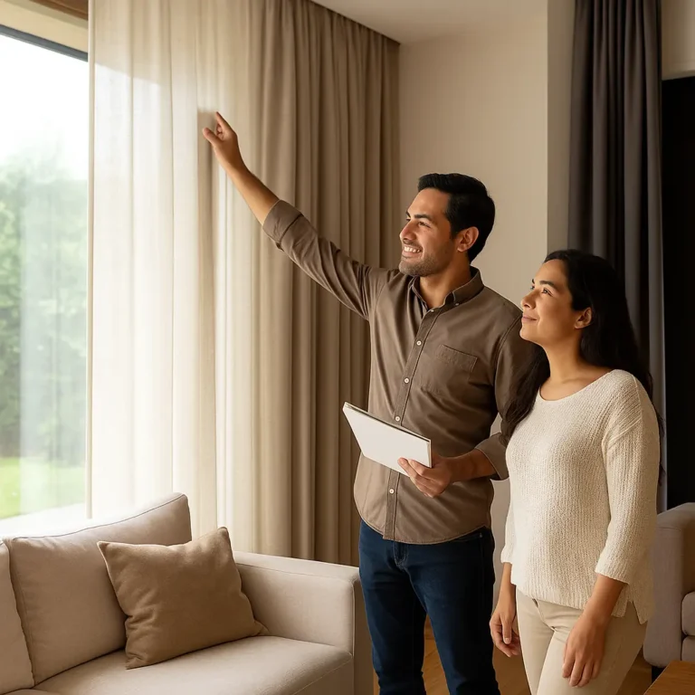 Cortinas en Club de Golf Hacienda, Atizapán sala luminosa | Interambientes