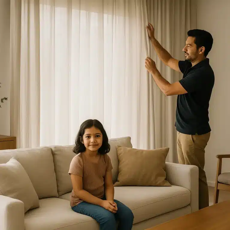 Cortinas Ciudad de México Florida sala luminosa | Interambientes