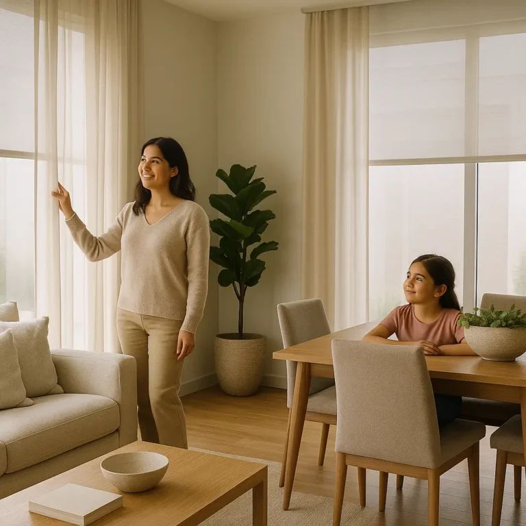 cortinas Tlalnepantla de Baz sala moderna luz natural | Interambientes