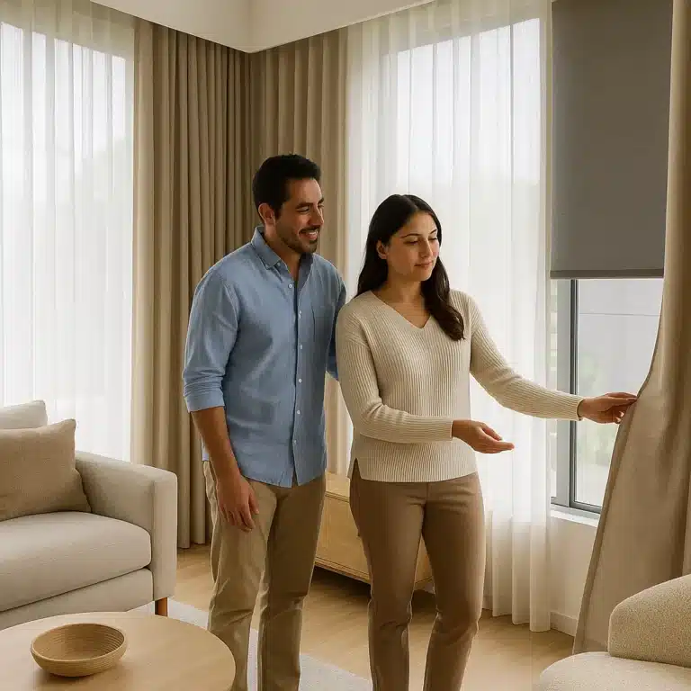 Cortinas en Interlomas, Huixquilucan control de luz y estilo | Interambientes